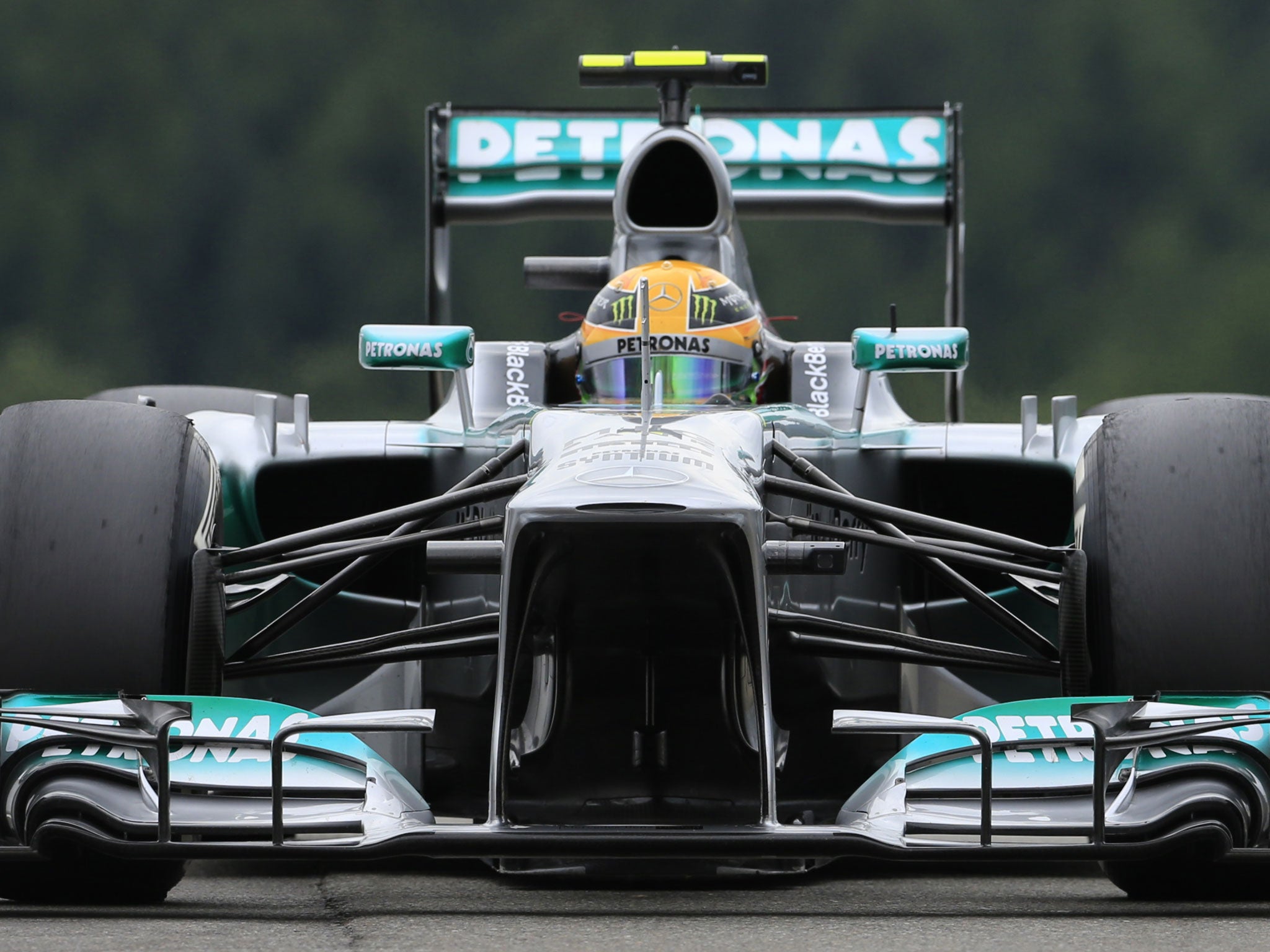 Lewis Hamilton will start on pole at the Belgian Grand Prix