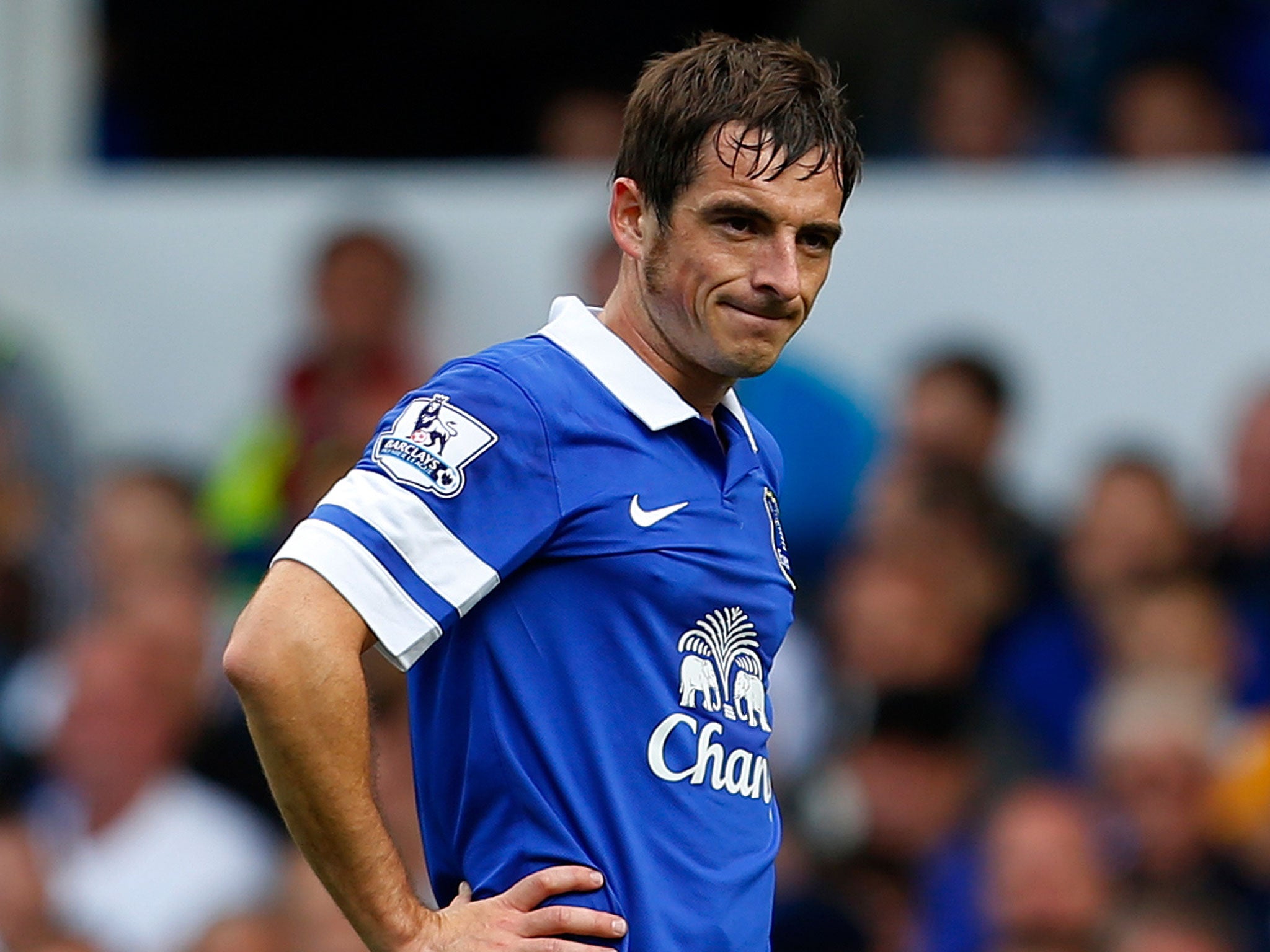 Leighton Baines started for Everton