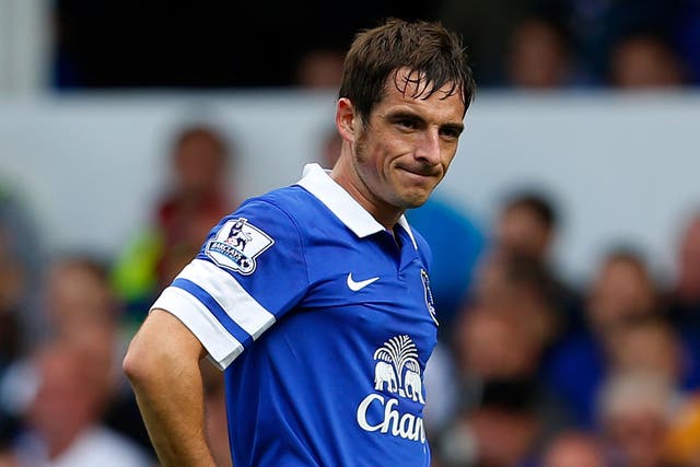 Leighton Baines started for Everton