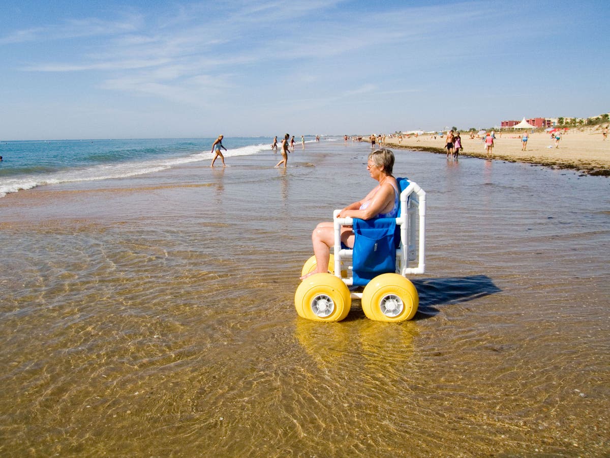 Life's a beach but only if you can get there Disabled people and