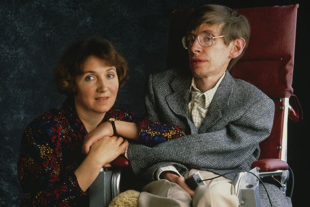 Jane Hawking with her ex-husband