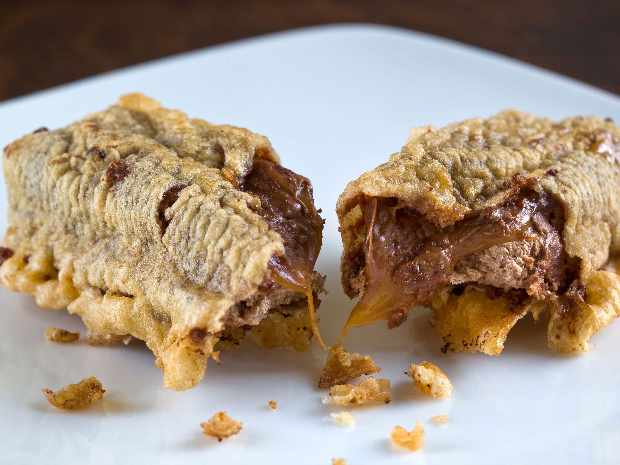 The deep-fried Mars bar was invented in 1995 in Aberdeen