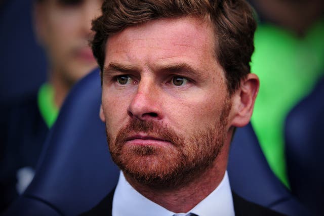 CARDIFF, WALES - AUGUST 25: Tottenham Hotspur's Portuguese manager Andre Villas-Boas looks on before the English Premier League football match between Tottenham Hotspur and Swansea City at White Hart Lane in north London. GETTY IMAGES.