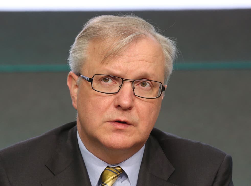 The EU commissioner Olli Rehn said higher taxes would destroy growth