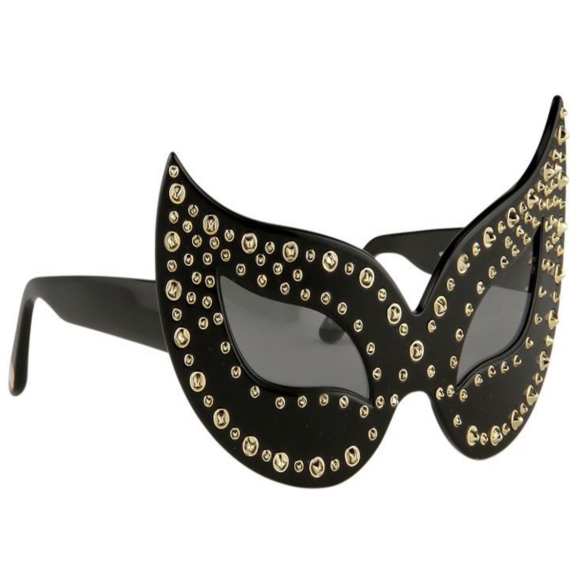 LINDA FARROW AGENT PROVOCATEUR Want Me Sunglasses Agent Provocateur x Linda Farrow Cat-Eye Mask Peach and Gold  main image 3