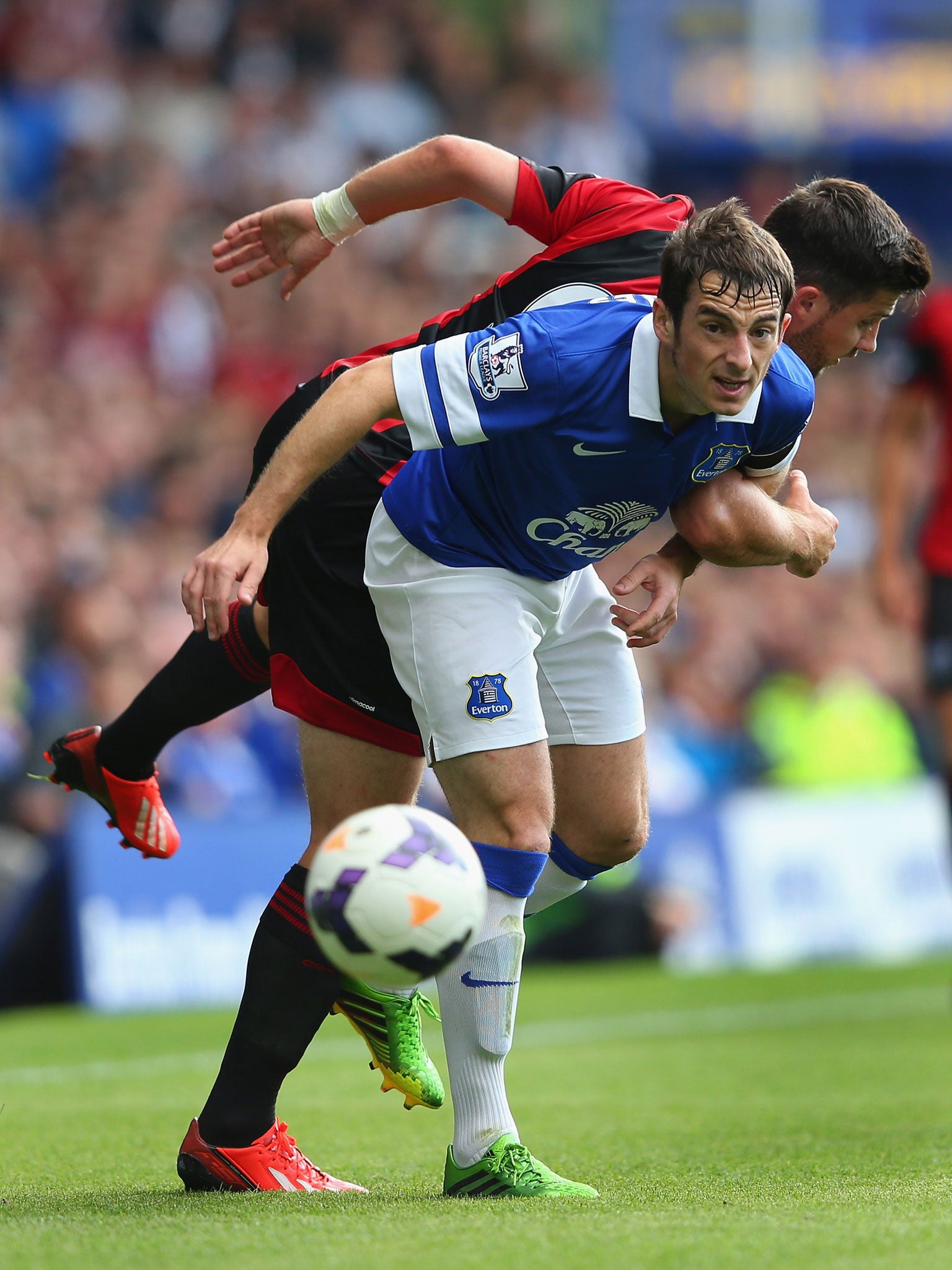 Manchester United’s bid for Leighton Baines infuriated Everton