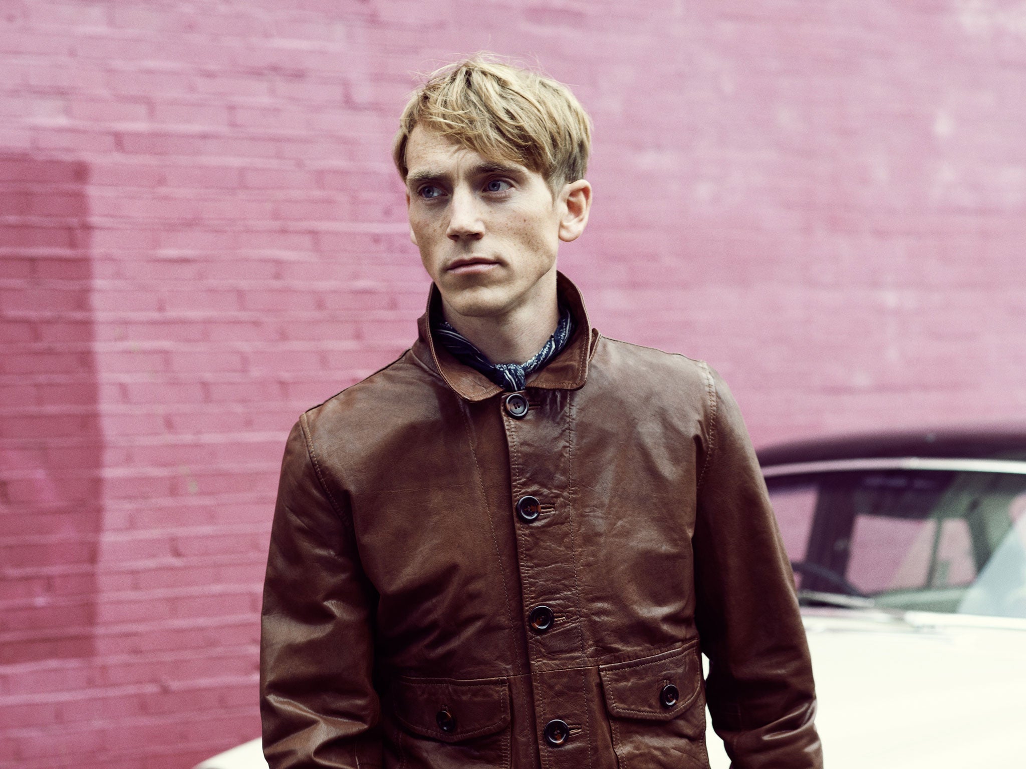 Vintage leather jacket £160, Topman LTD, <a>topman.com</a>