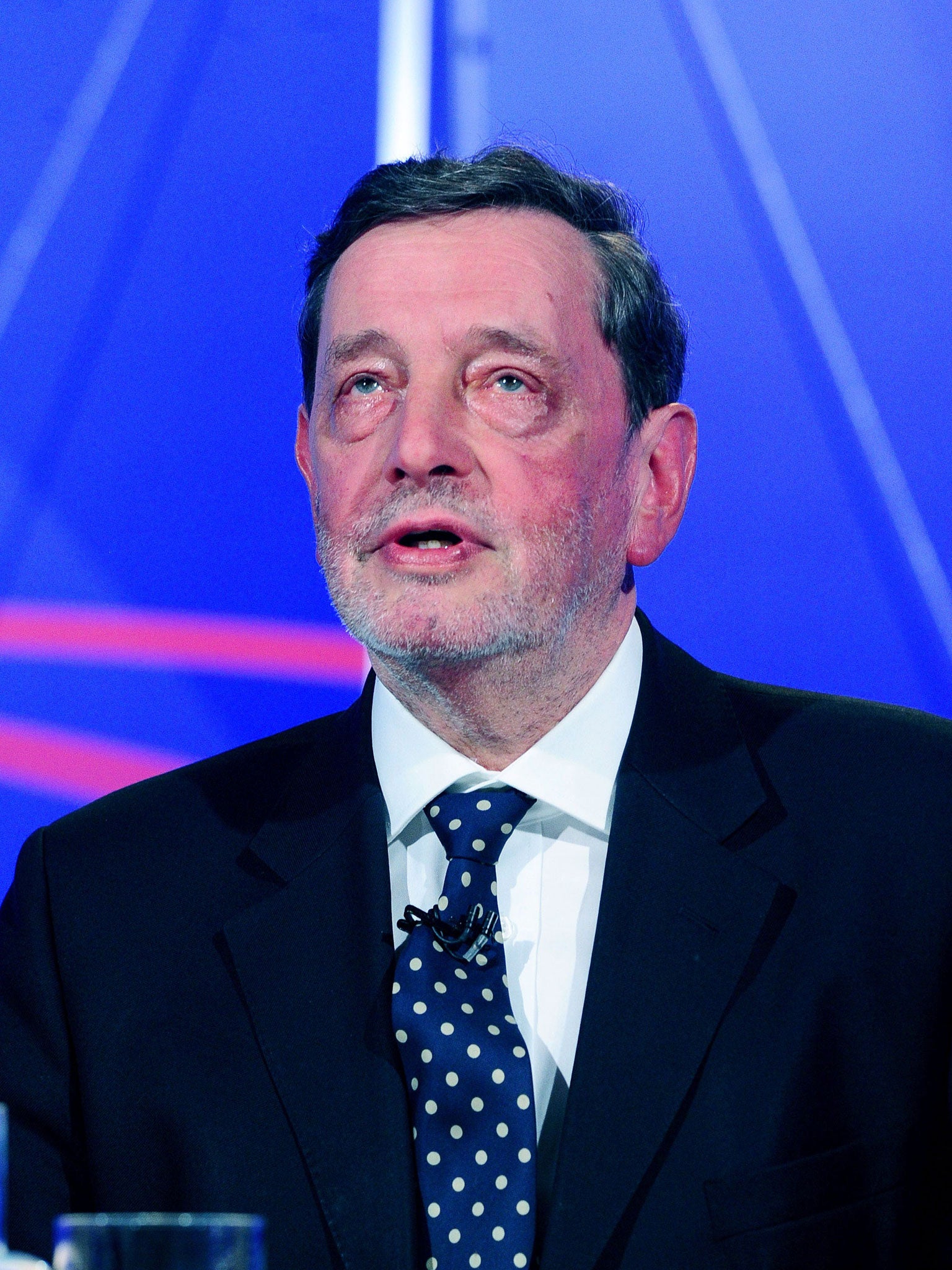 David Blunkett: The former Cabinet Minister has been blind since birth