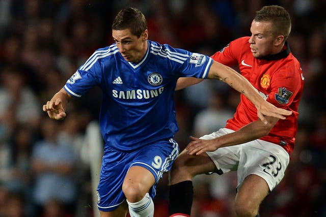 Fernando Torres: The Spanish striker started the match on the Chelsea bench