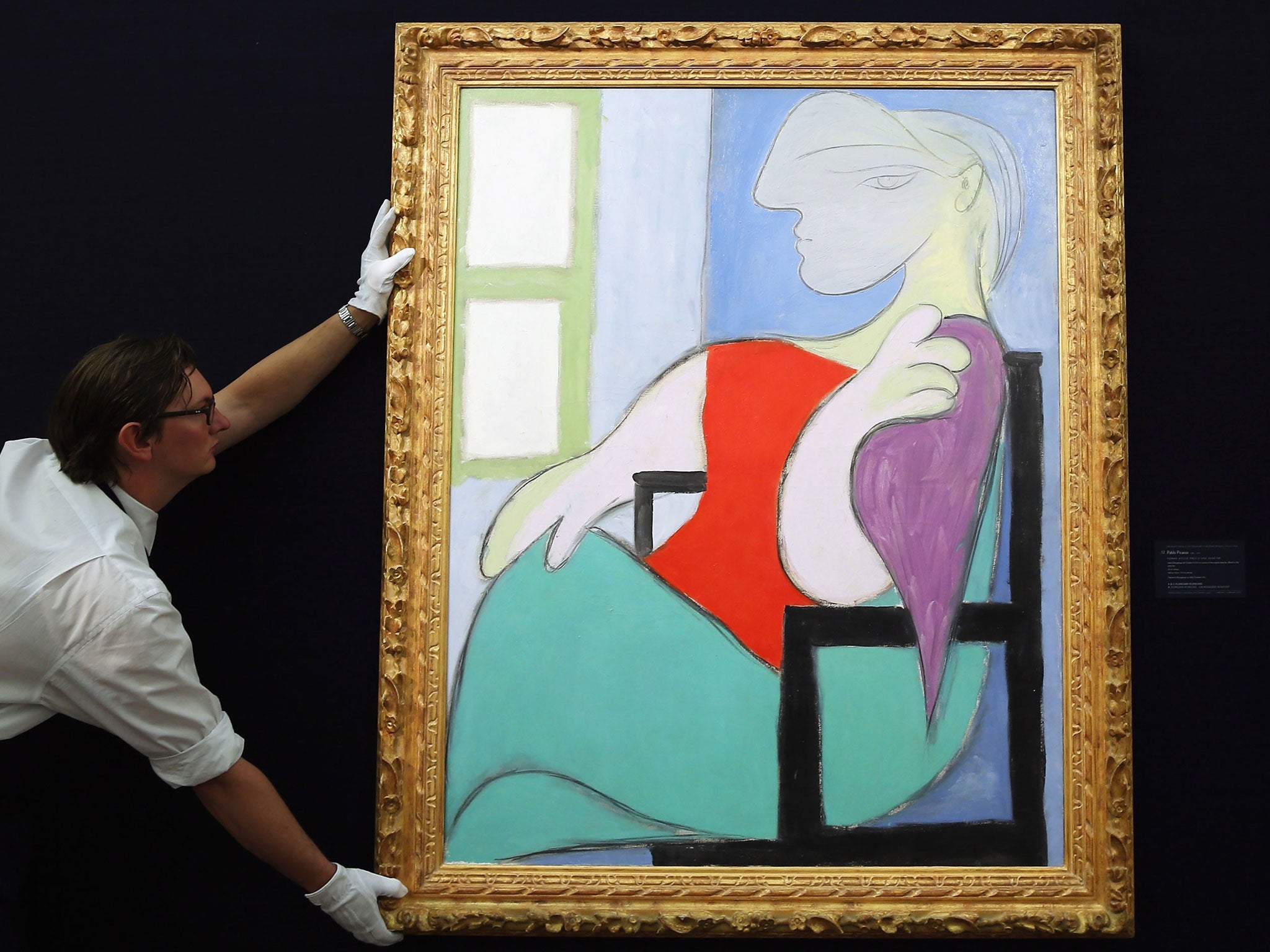 Pablo Picasso's 'Femme assise pres d' une fenetre'