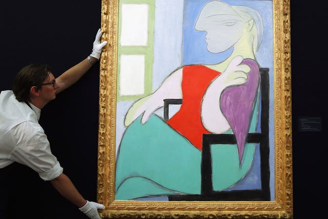 Pablo Picasso's 'Femme assise pres d' une fenetre'