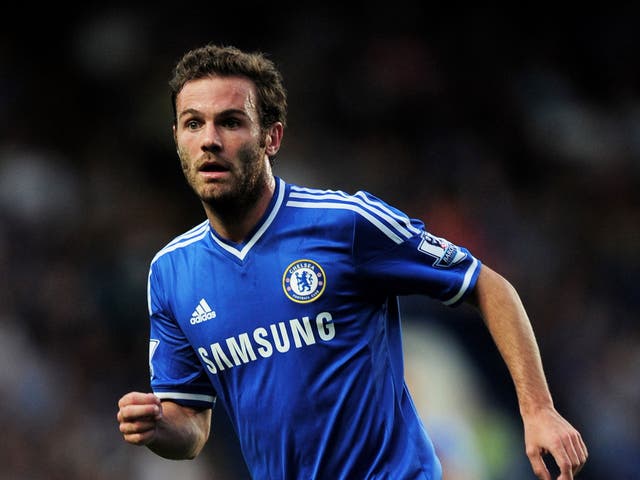Chelsea midfielder Juan Mata had been a target for Arsenal and Tottenham