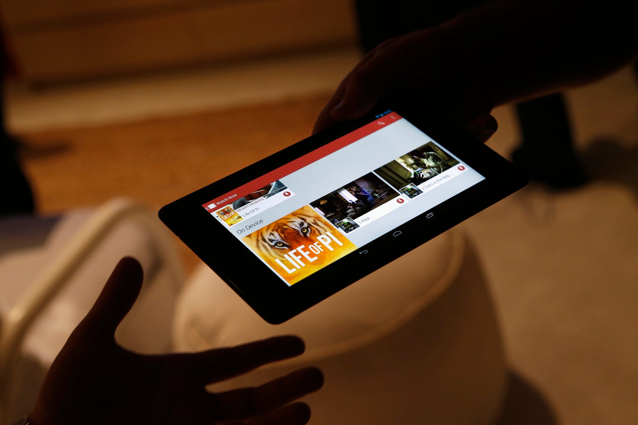 The new Nexus 7 boasts the highest screen quality of any 7-inch tablet as well as all-day battery life.
