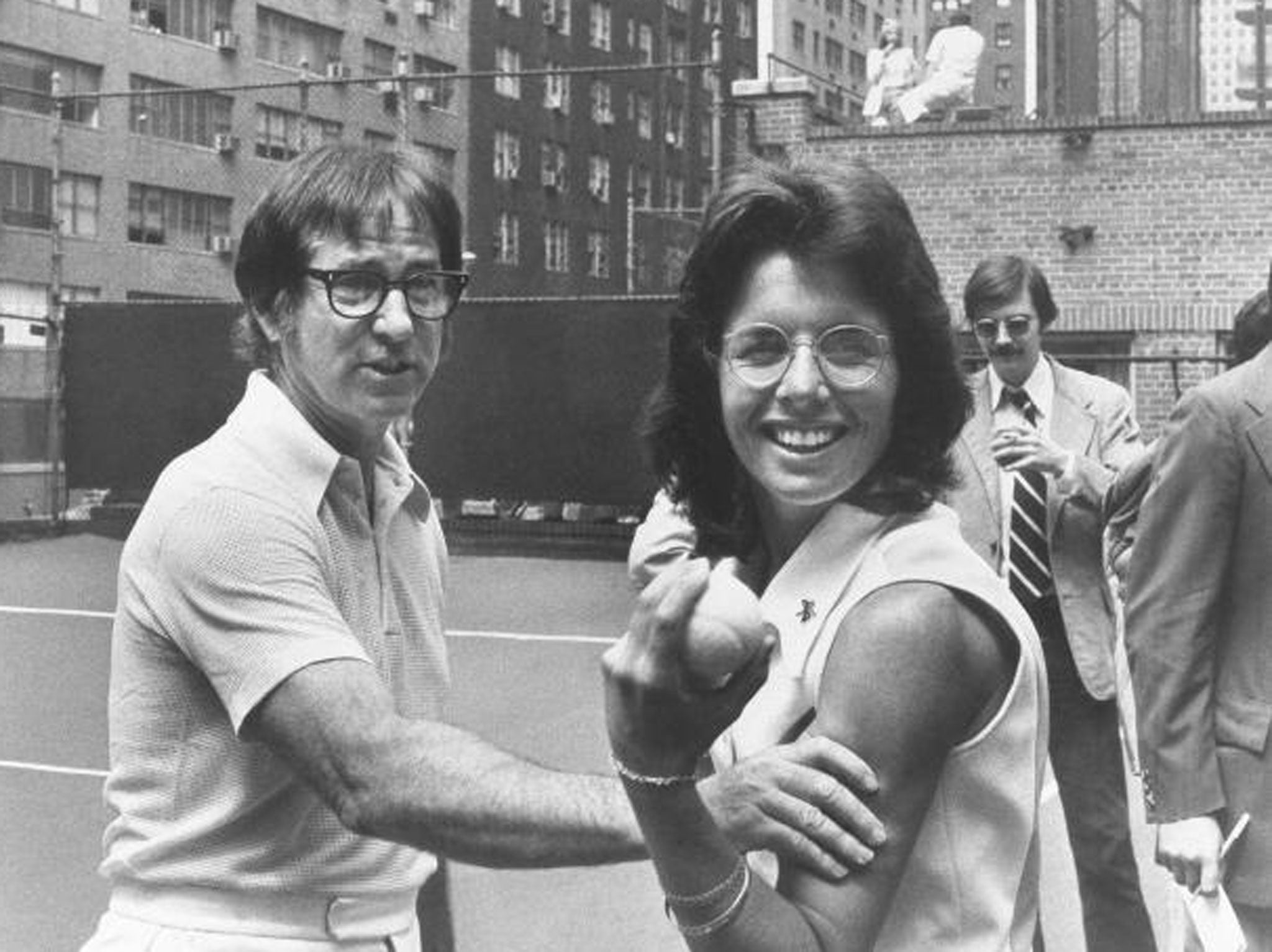 The match between Billie Jean King and Bobby Riggs was one of the biggest media events of its day