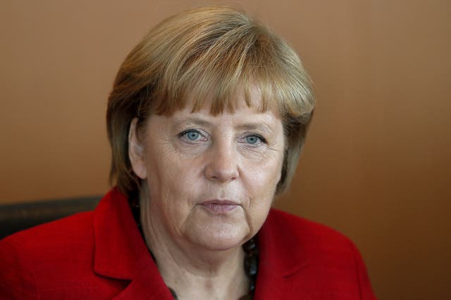 Angela Merkel has said Greece should have never been allowed to join the euro