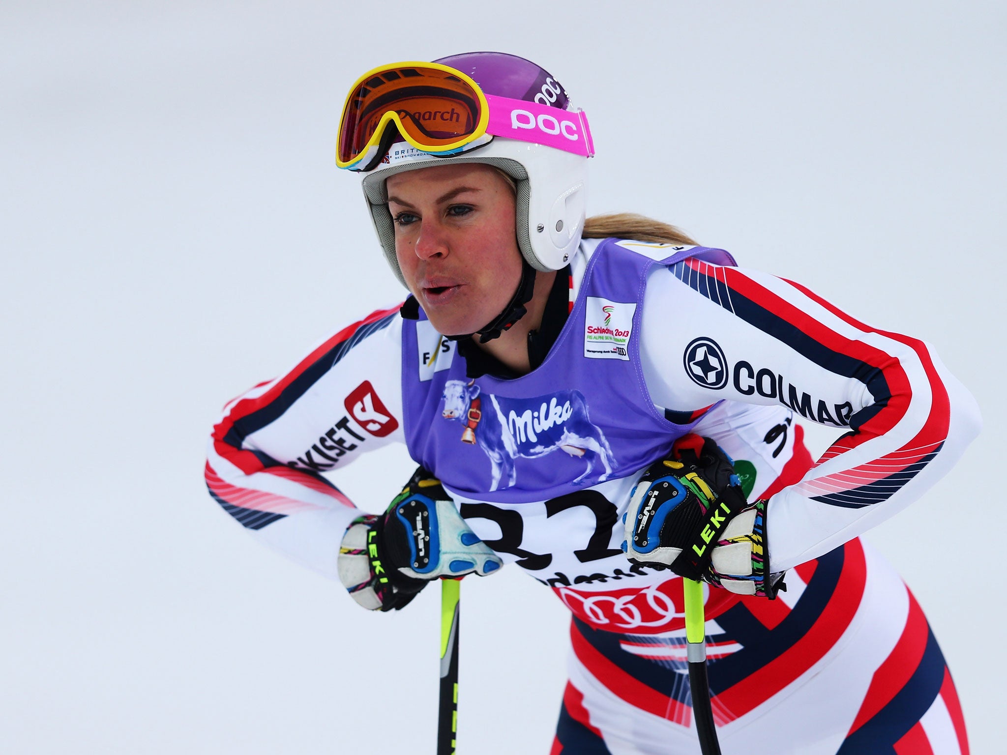 Chemmy Alcott now has a race against time to be ready for Sochi