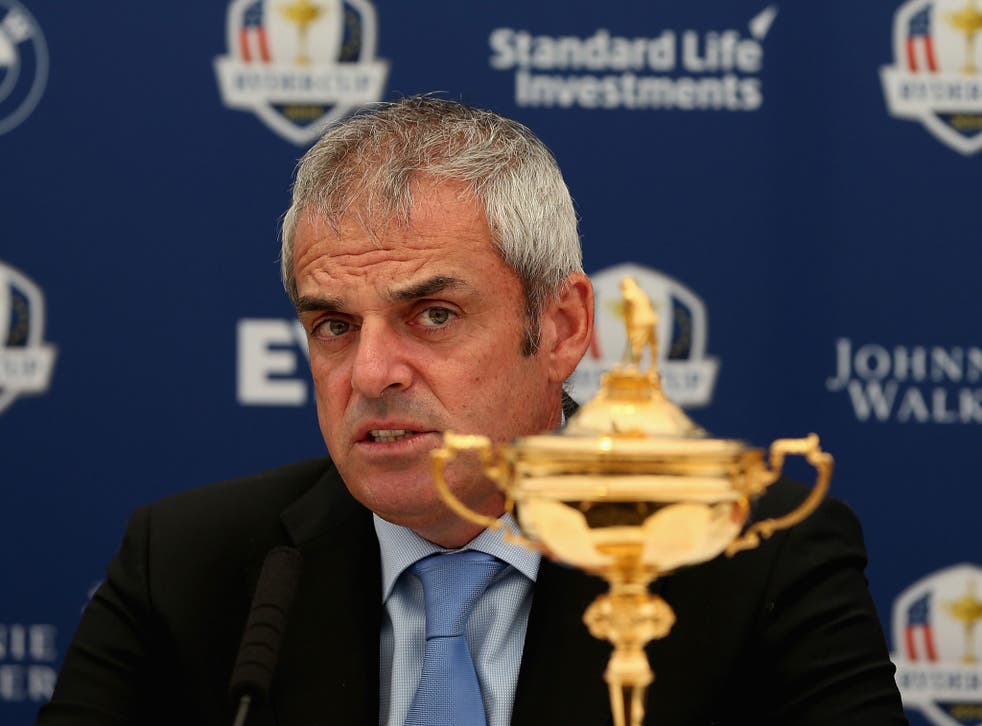 Ryder Cup captain Paul McGinley will put form before reputations