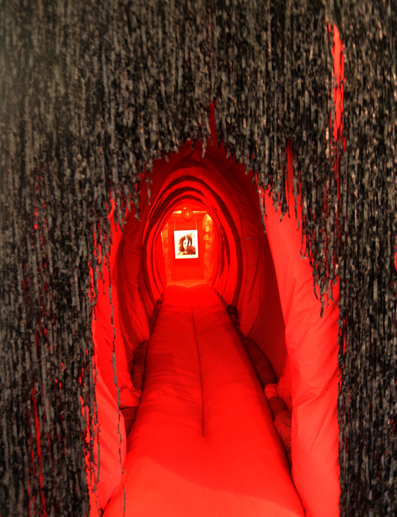 Visitors are invited to walk through the artwork, by 30-year-old artist Reshma Chhiba