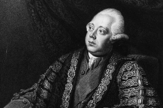Lord North resigned as prime minister in 1782 over his hard-line approach to the war in America