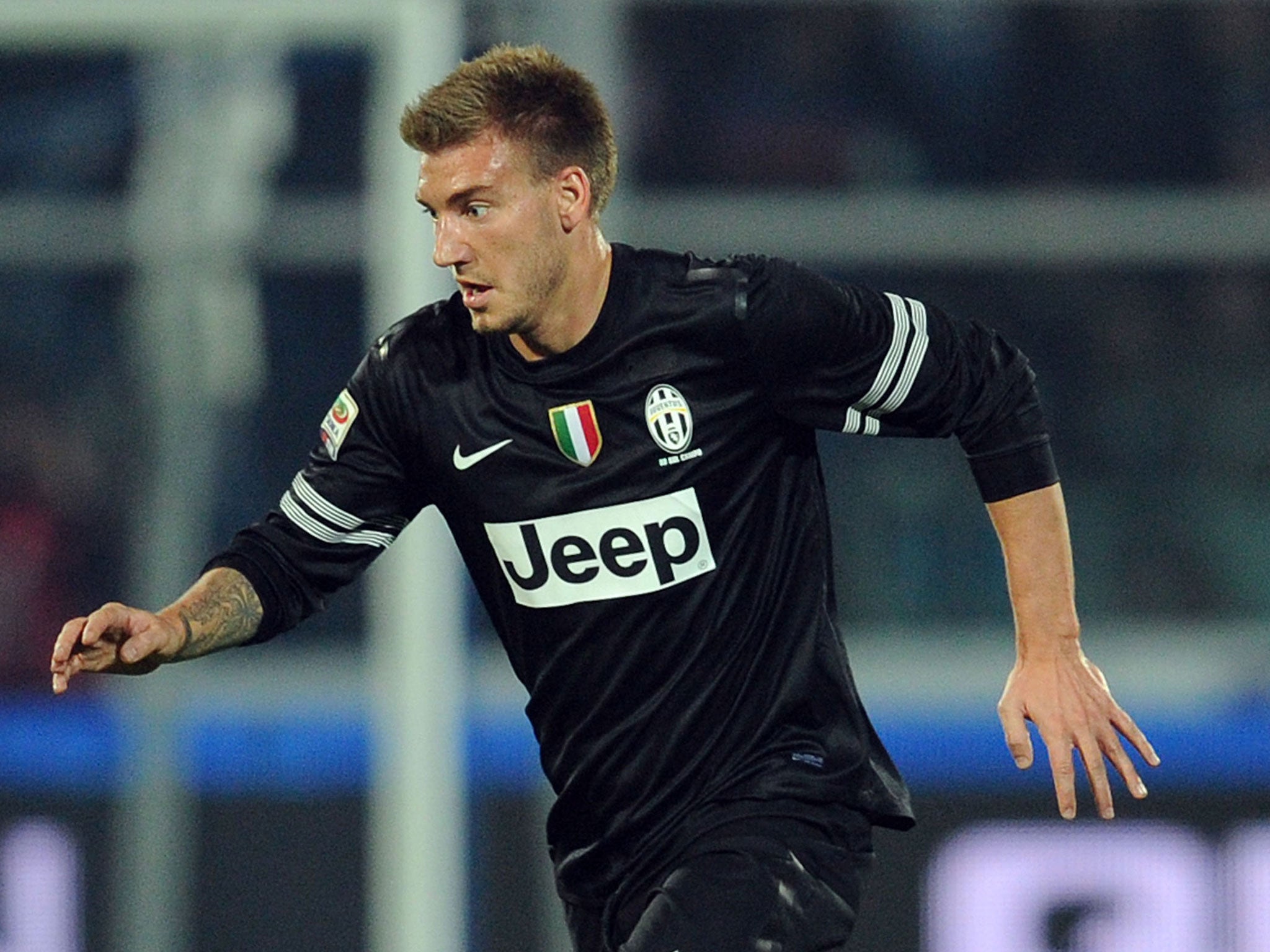 Nicklas Bendtner was on loan at Juventus last season