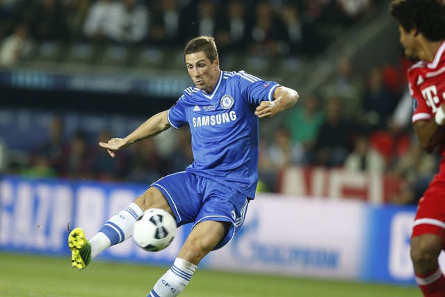 Chelsea's Fernando Torres scores 