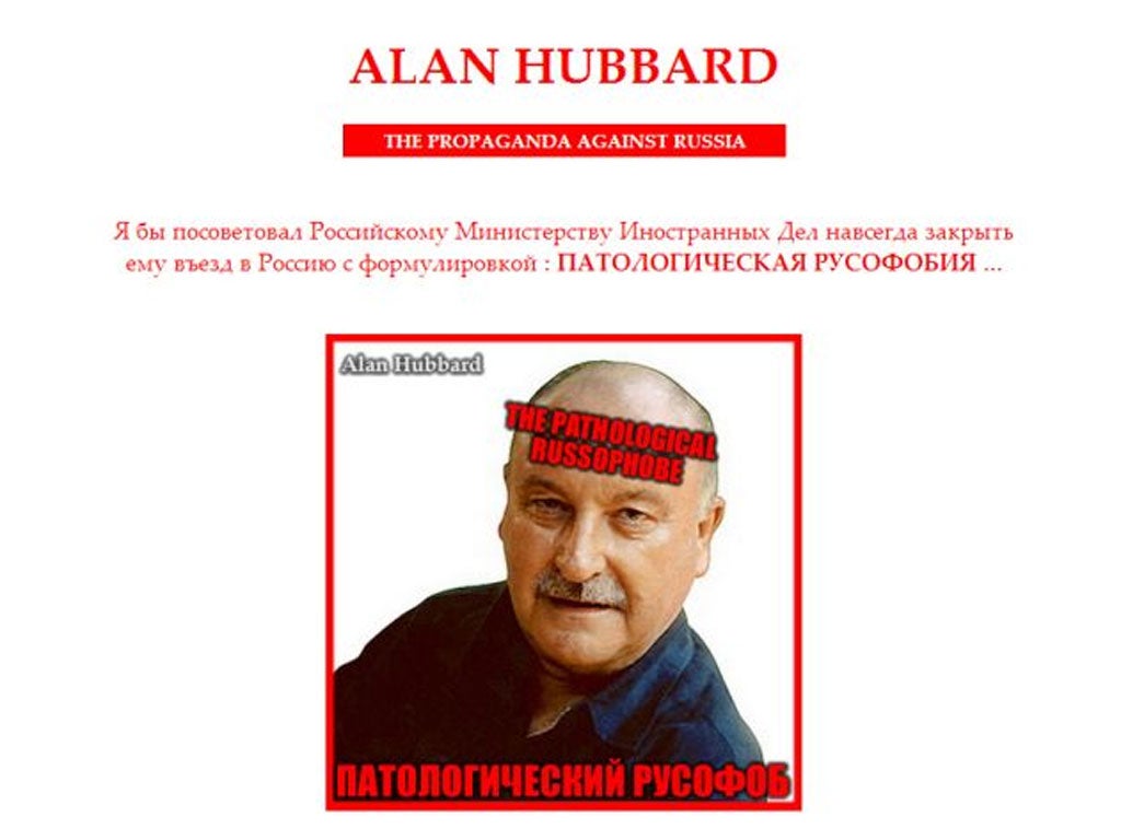 No go?: Alan Hubbard may be banned from Russia for my views on anti-gay laws