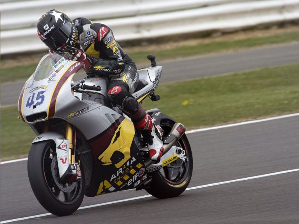Redding's approach has earned him a 21-point lead in the Moto2 championship after 10 round