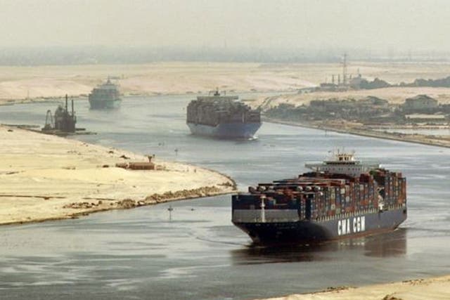 Egypt depends heavily on revenue from the Suez Canal
