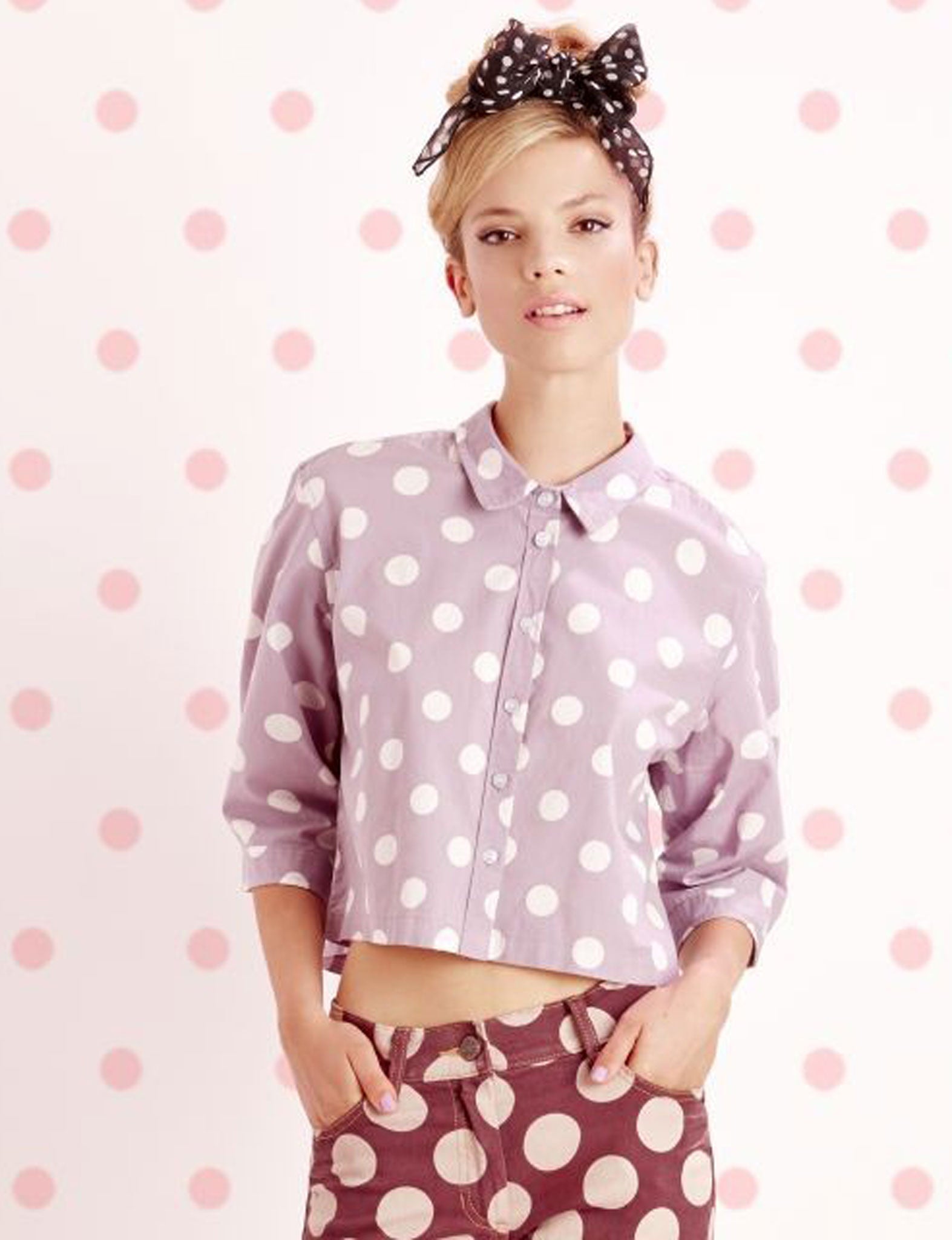 Shirt £29, Topshop, topshop.co.uk; Jeans £140, House of Holland, harrods.com