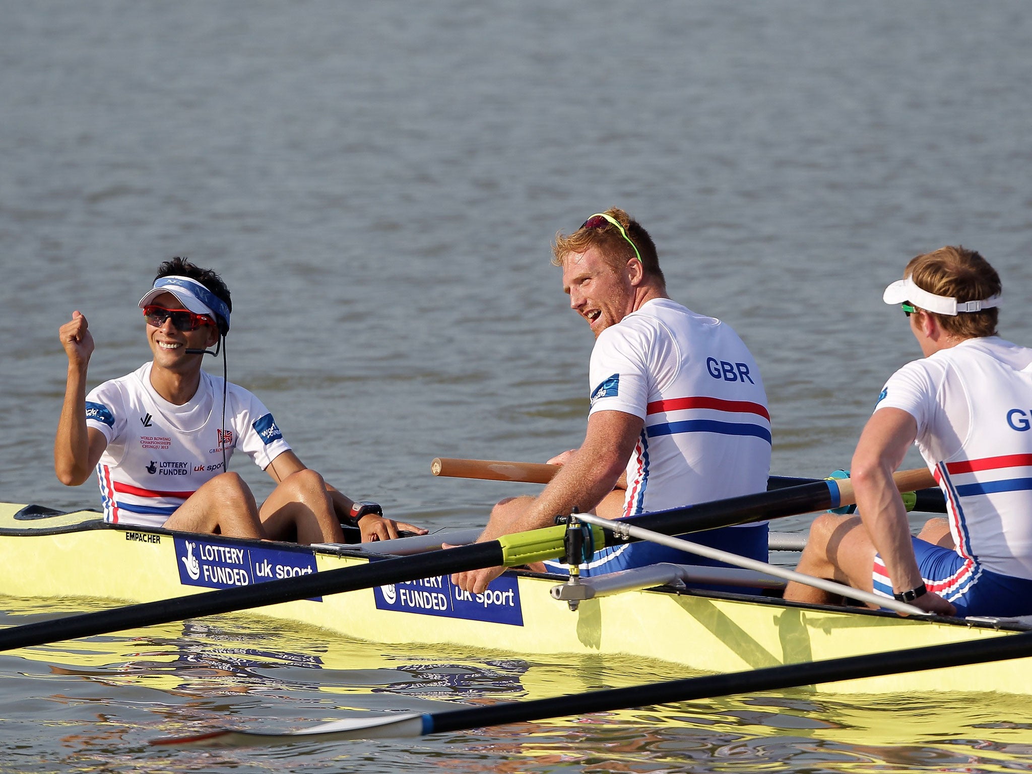 Great Britain ended a successful World Championships in Chengdu by taking their first-ever gold medal in the men's eight event
