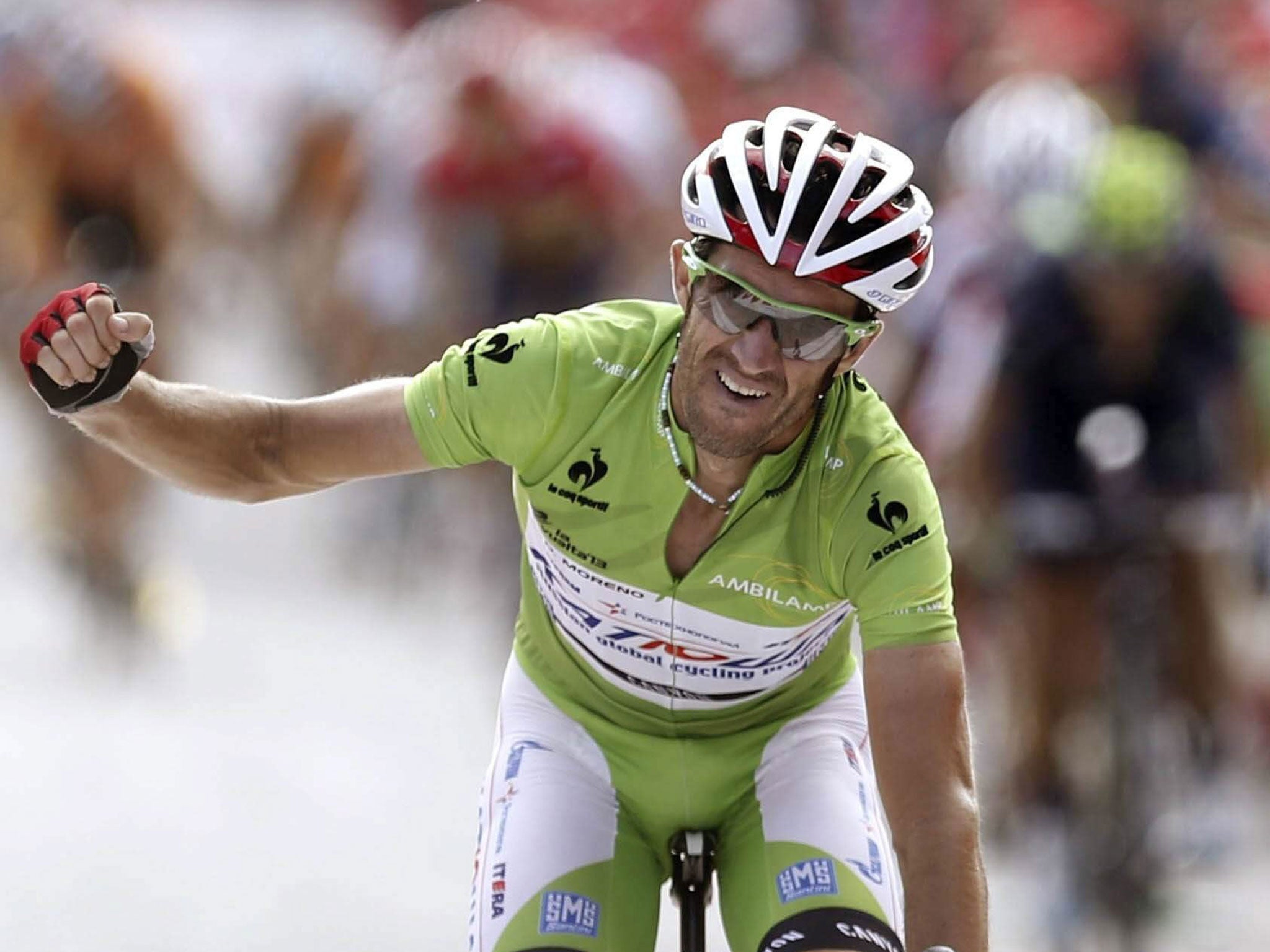 Daniel Moreno has taken the lead of the Spanish Vuelta by one second