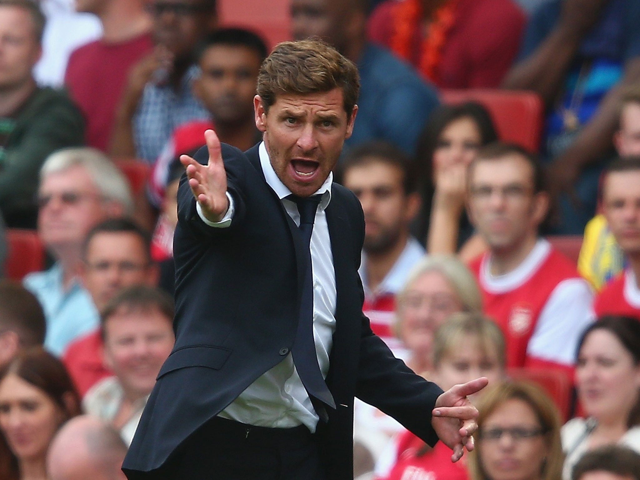 Spurs manager Andre Villas-Boas played five of his new signings