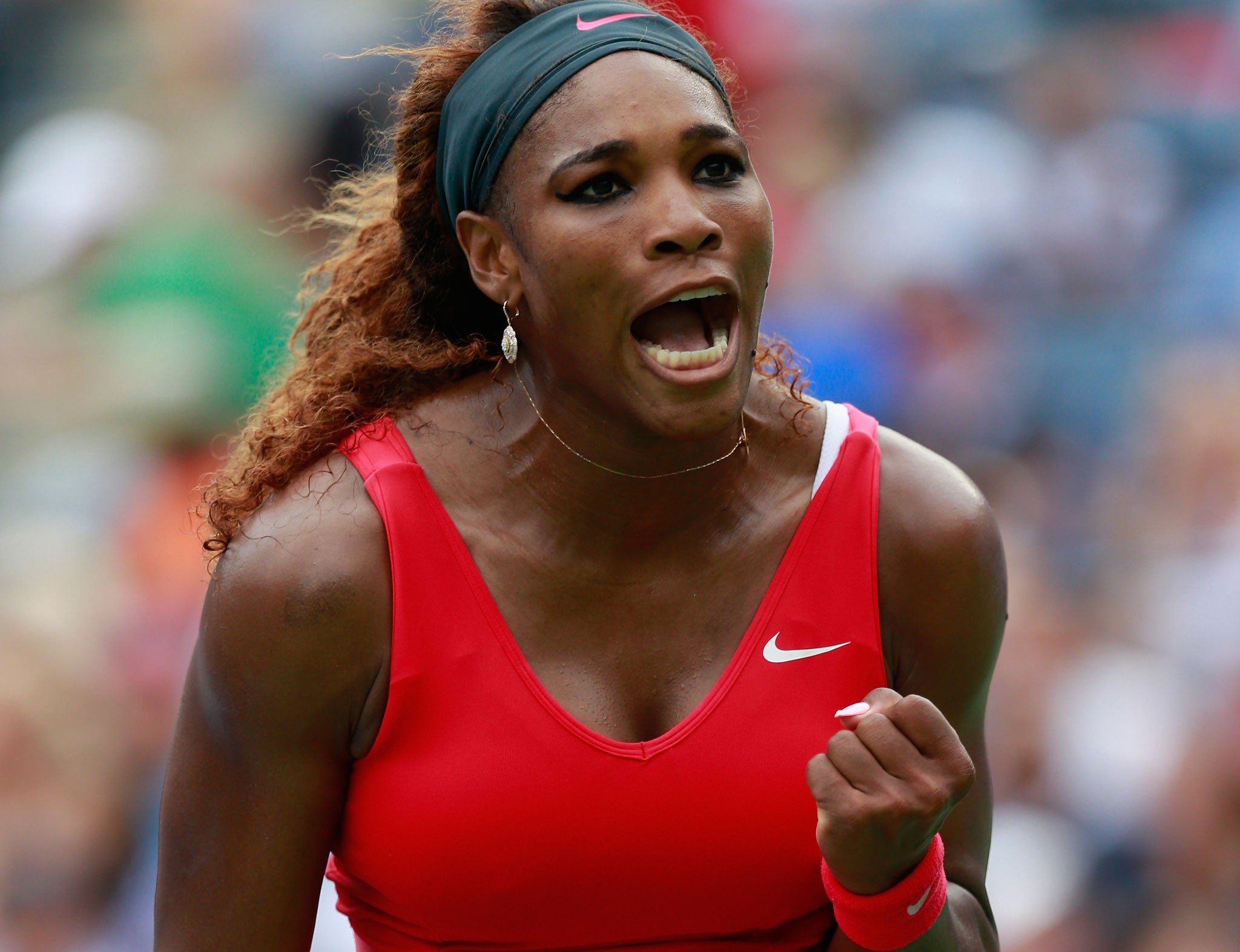Serena Williams swept past Sloane Stephens and into the quarter-finals of the US Open
