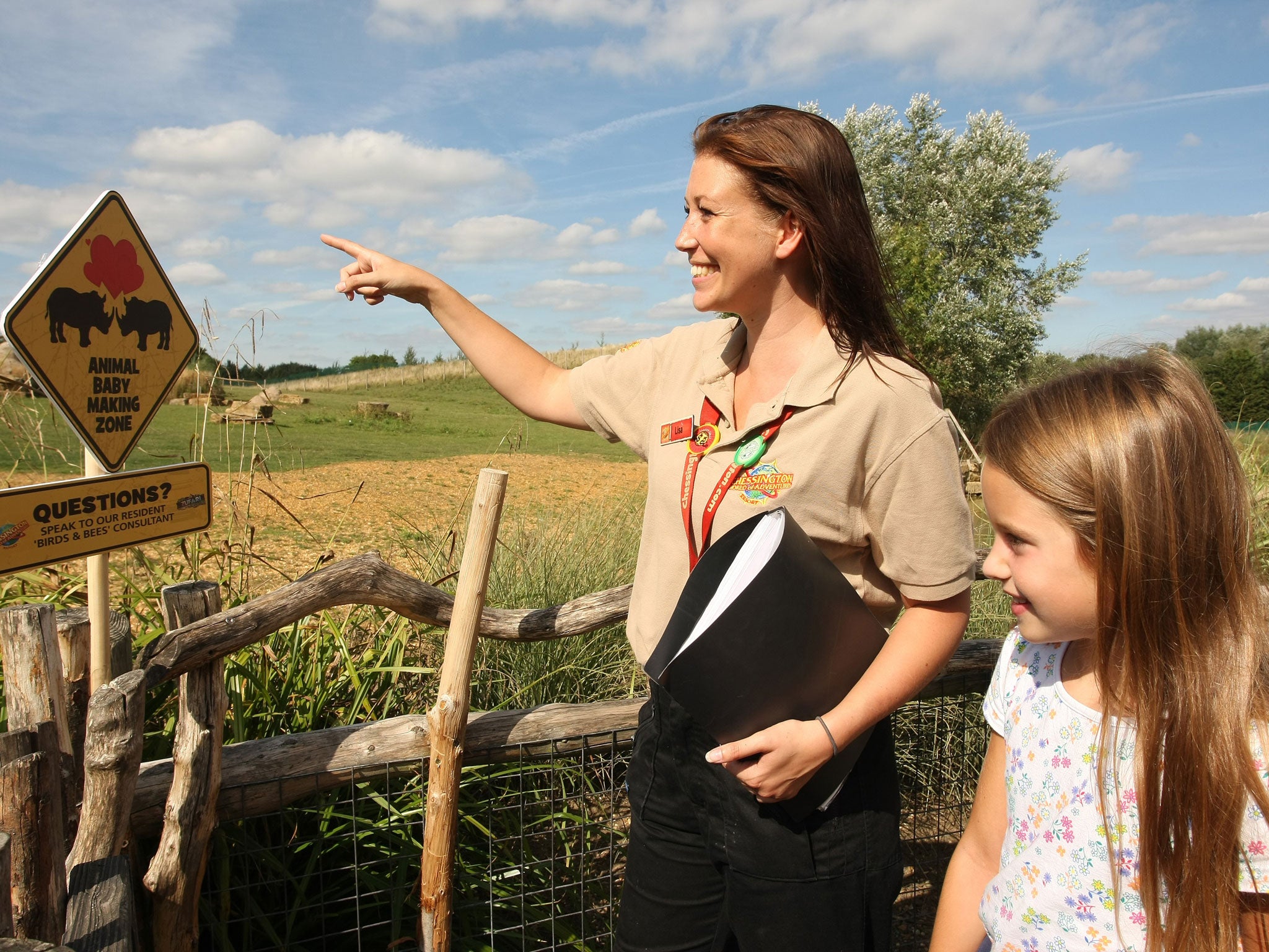Chessington World of Adventures hires 'Birds and the Bees' Consultant, Lisa Britton, following a recent baby boom at the park