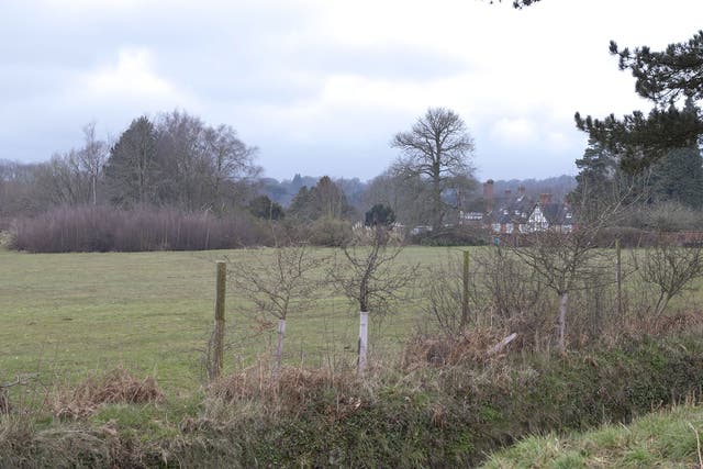 Overview of site of planned Durand Academy on former St Cuthmans School site near Midhurst, West Sussex