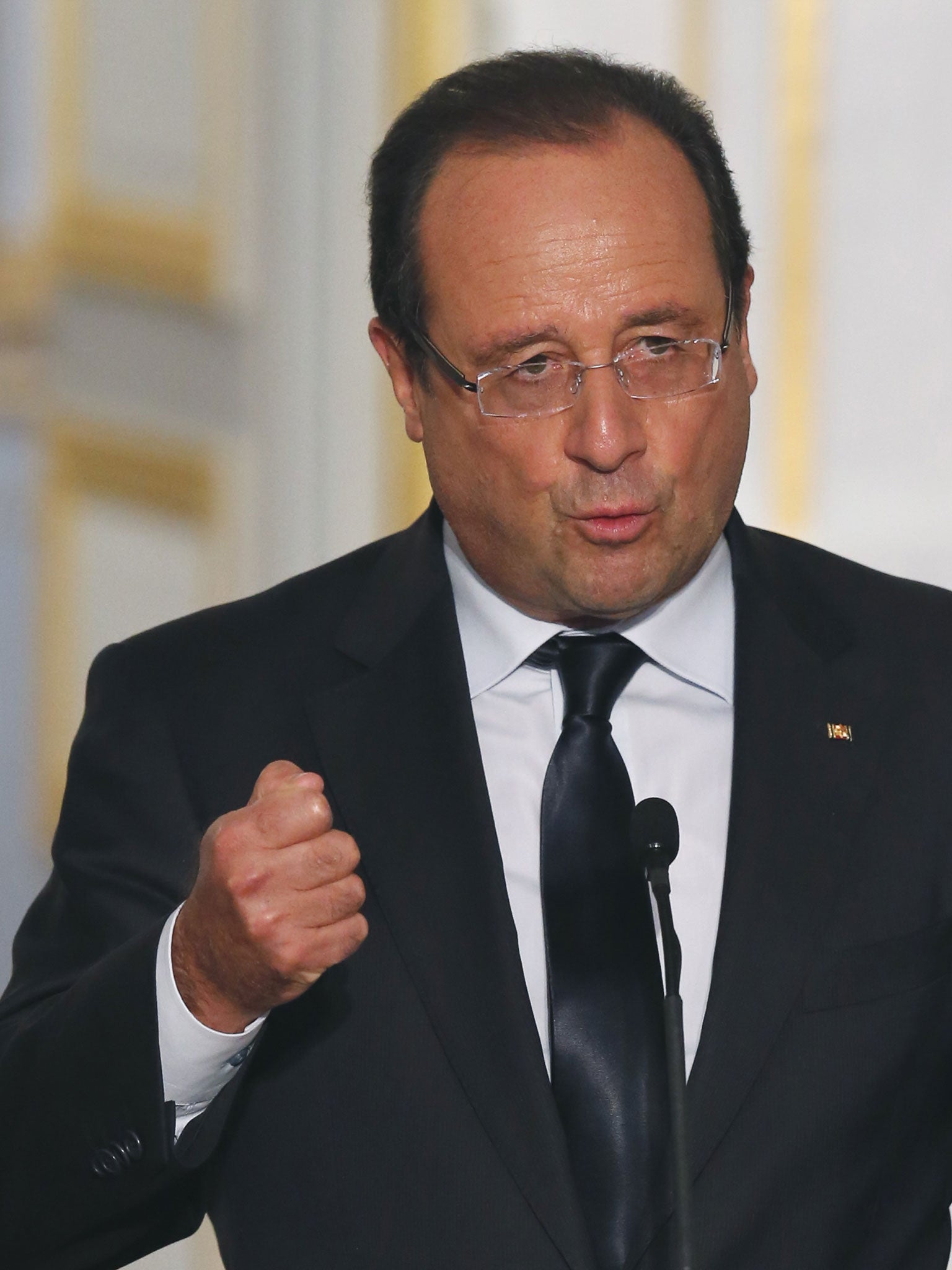 Hollande: 'Reading the interview only increased my determination'