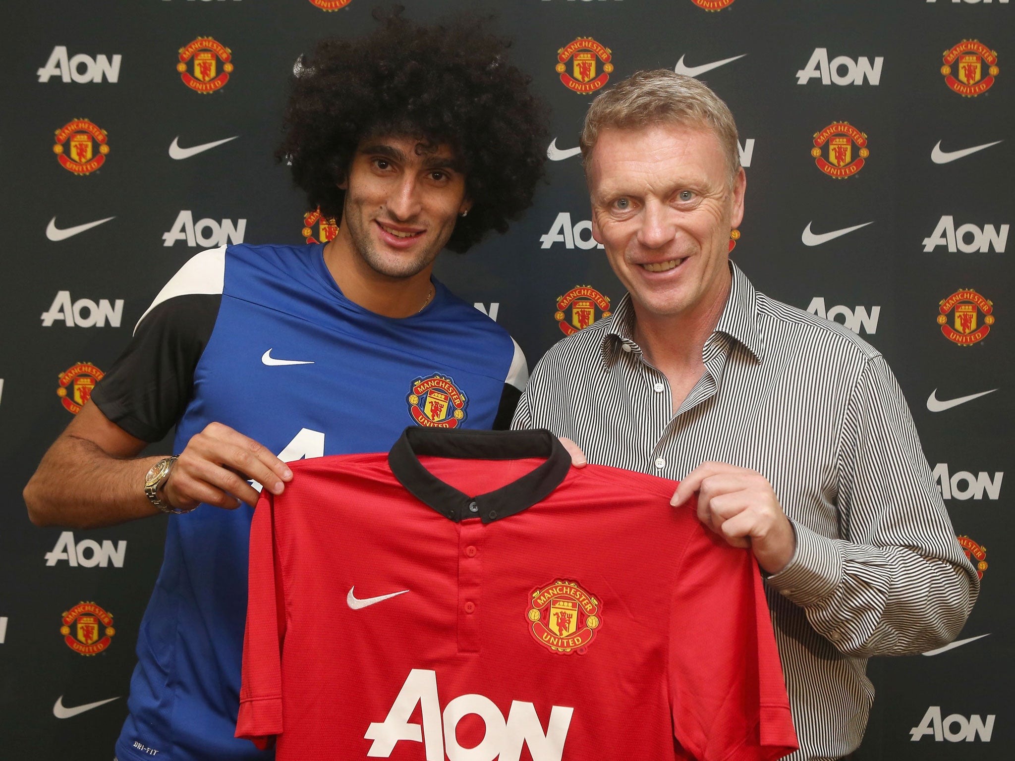 David Moyes signed Marouane Fellaini late on Monday night as well as Saidy Janko from FC Zurich