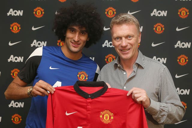 Marouane Fellaini could make his Manchester United debut against Crystal Palace