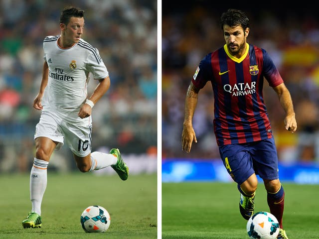 Cesc Fabregas has said that Mesut Ozil was the second best player at Real Madrid after Cristiano Ronaldo