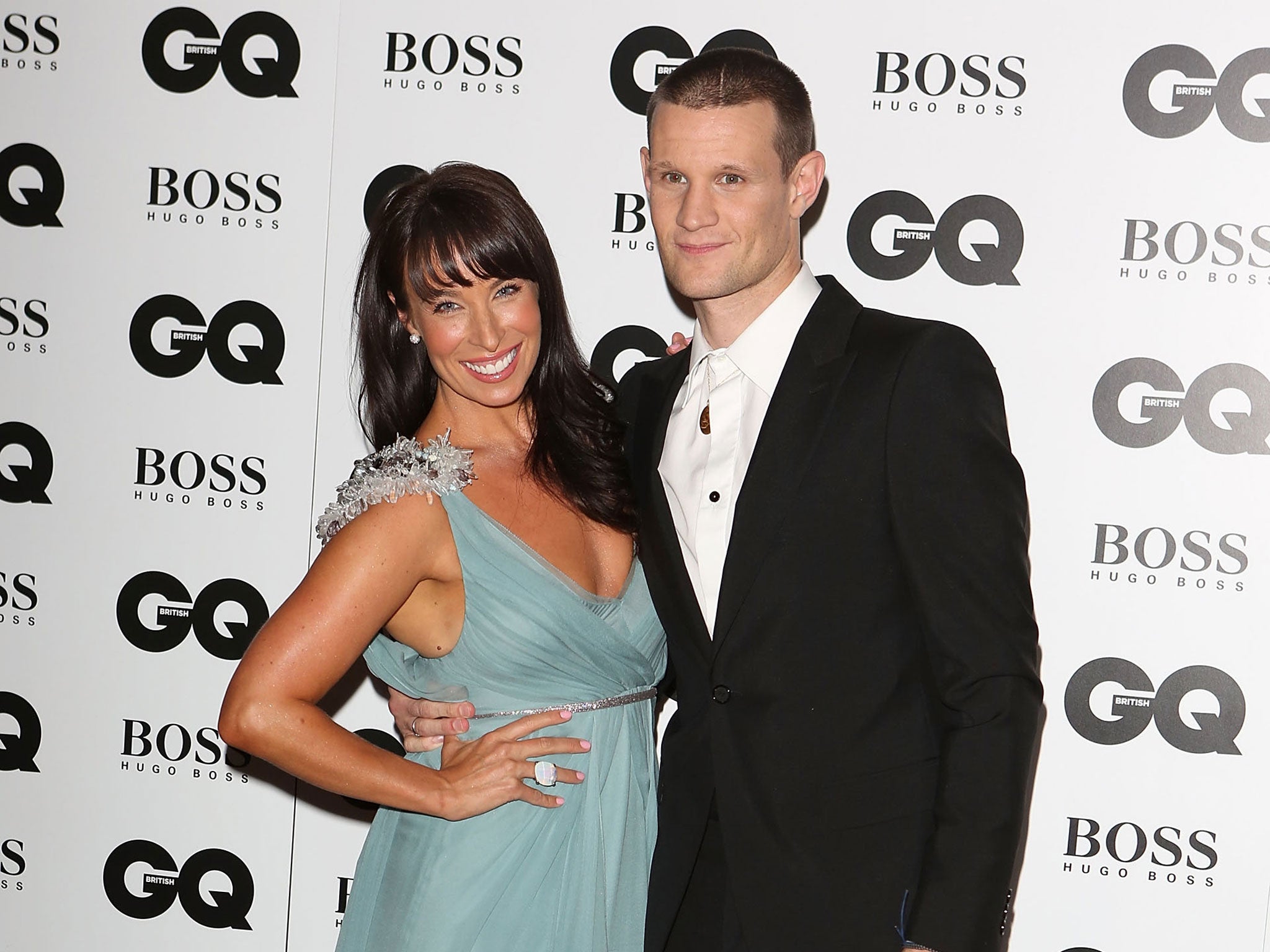 Matt Smith and guest attend the GQ Men of the Year awards, 2013