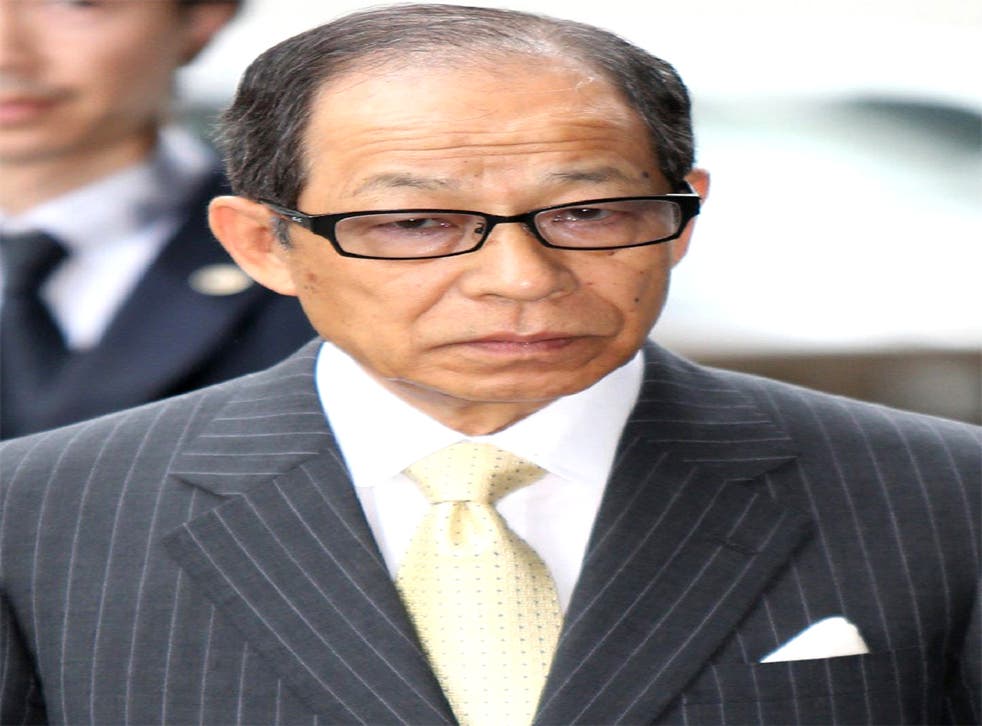 Former chairman Tsuyoshi Kikukawa, one of three Olympus executives who have already been found guilty in Japan