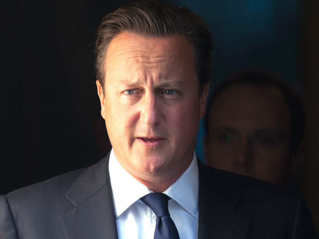 David Cameron had previously firmly ruled out British military participation in Syria (Getty)