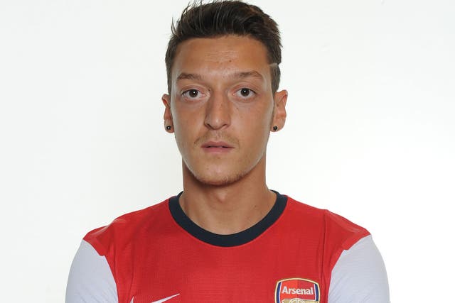 Mesut Ozil has been presented as an Arsenal player