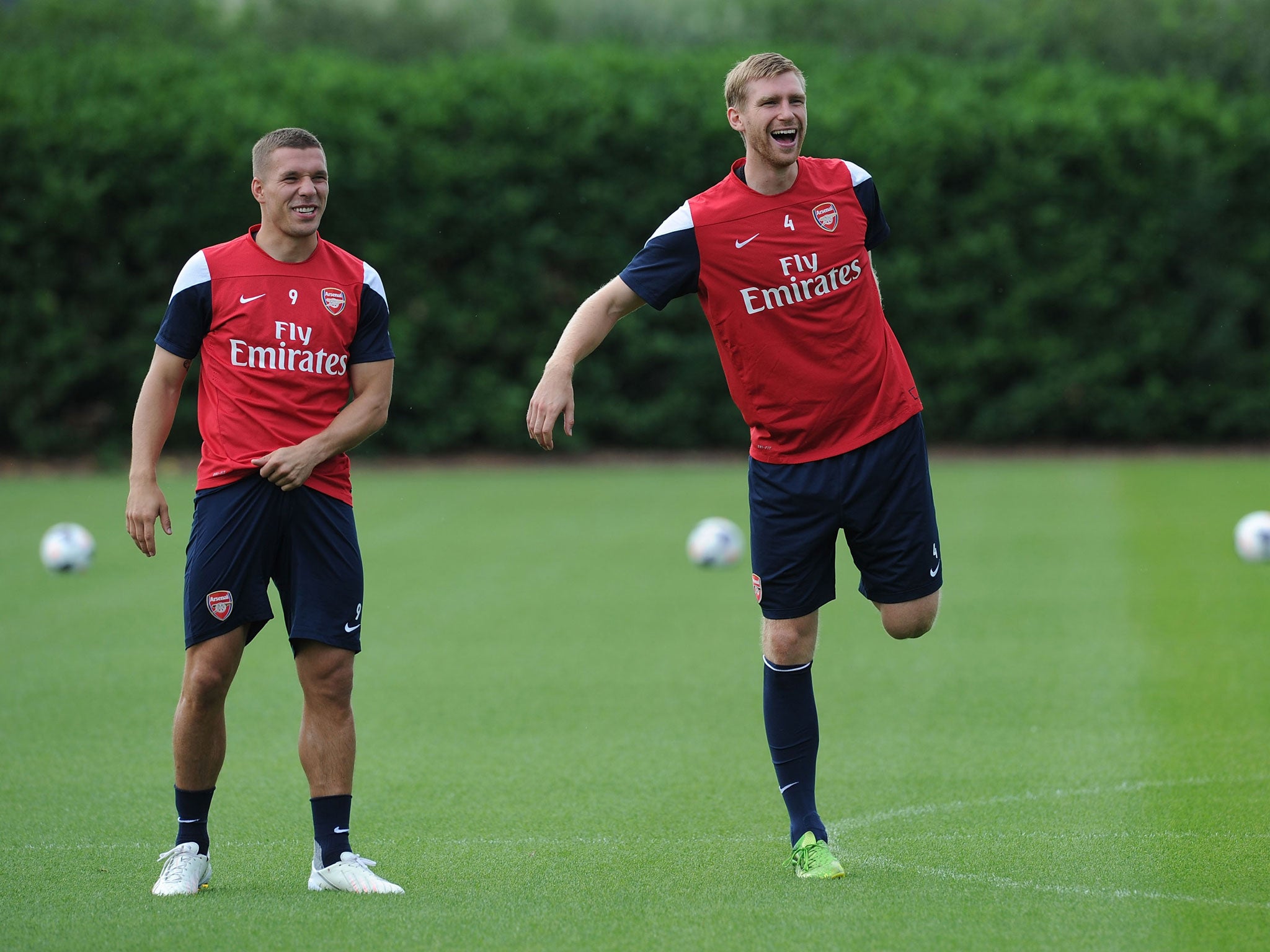 Fellow German internationals Lukas Podolski and Per Mertesacker are already at Arsenal