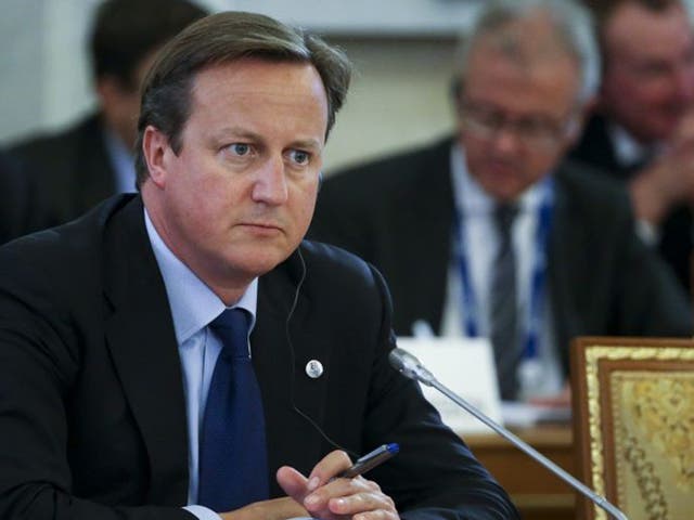 David Cameron confirmed that Sarin had been used in chemical attacks