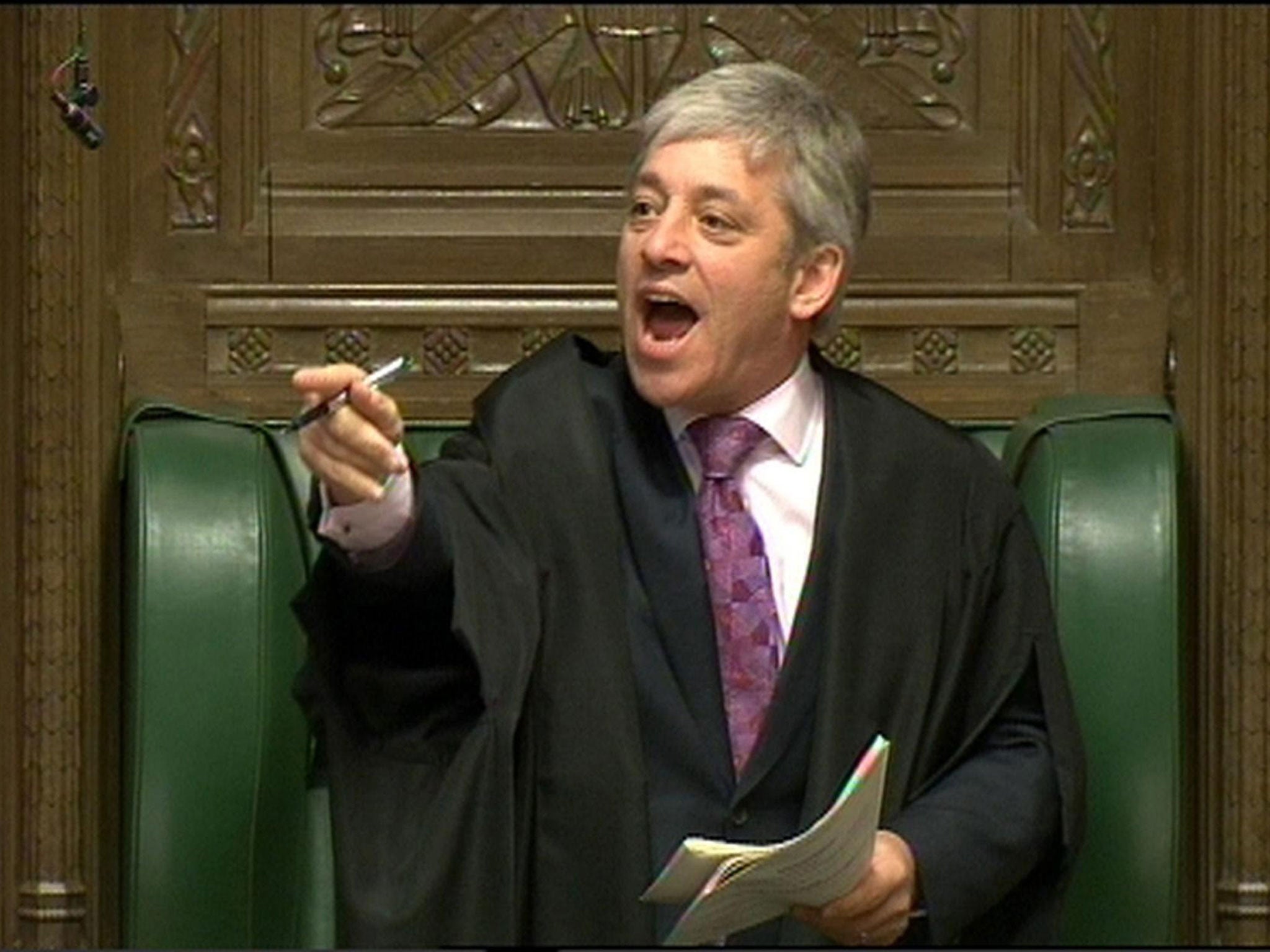 House of Commons Speaker John Bercow has been accused of being a 'little weasel' over a row regarding an alleged 'car-bump'