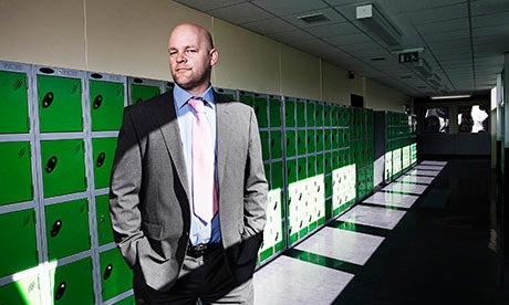 Mr Mitchell, the headteacher at Thornhill community academy in Dewsbury, Yorkshire