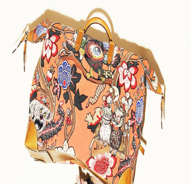 Louis Vuitton Limited Edition Chapman Steamer Backpack in Monogram Savane  Canvas with Elephant Print, Chapman Brothers, Spring Summer 2017