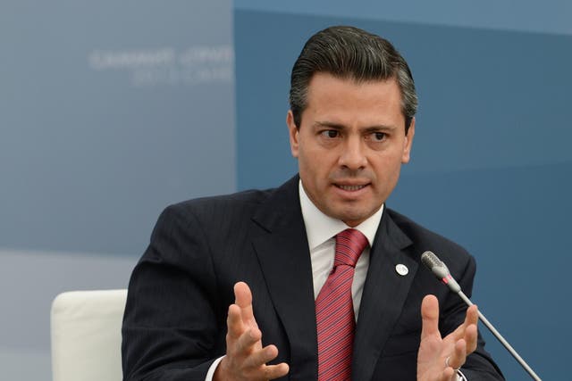 President of Mexico Enrique Pena Nieto