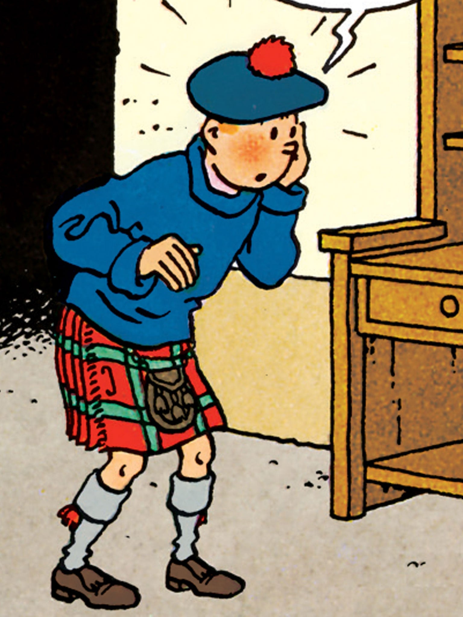 Tintin, boy detective